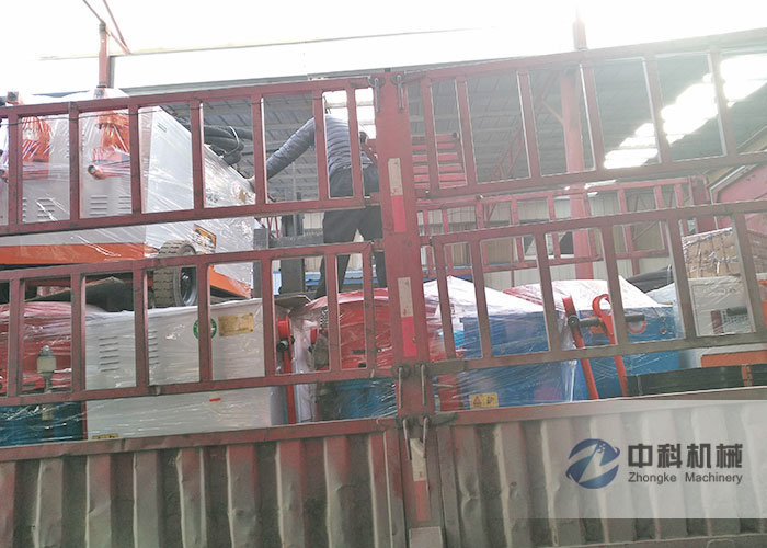 深圳雙液注漿機、PZ系列混凝土噴漿機發(fā)貨現(xiàn)場