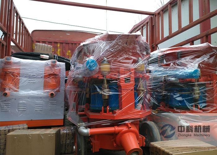 武漢雙液注漿機(jī)、PZ-6噴漿機(jī)發(fā)貨現(xiàn)場(chǎng)-0