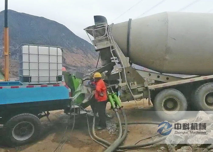 ZKHP20G車載混凝土濕噴臺車隧道噴錨支護(hù)施工視頻