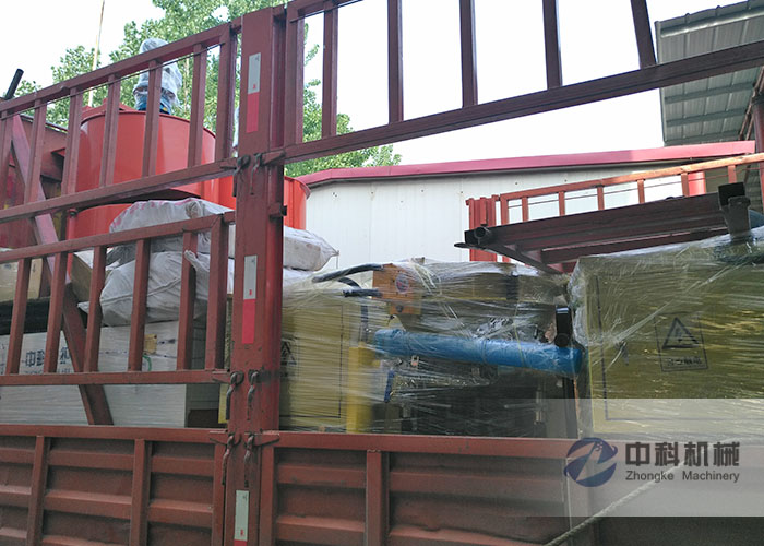 石家莊雙液注漿機、PZ-6噴漿機、灰漿攪拌機發(fā)貨現(xiàn)場-0