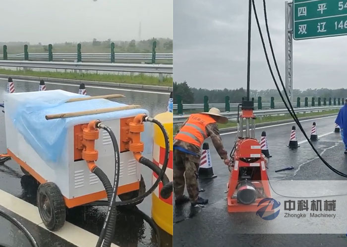液壓雙液注漿機(jī)、注漿加固鉆機(jī)施工視頻