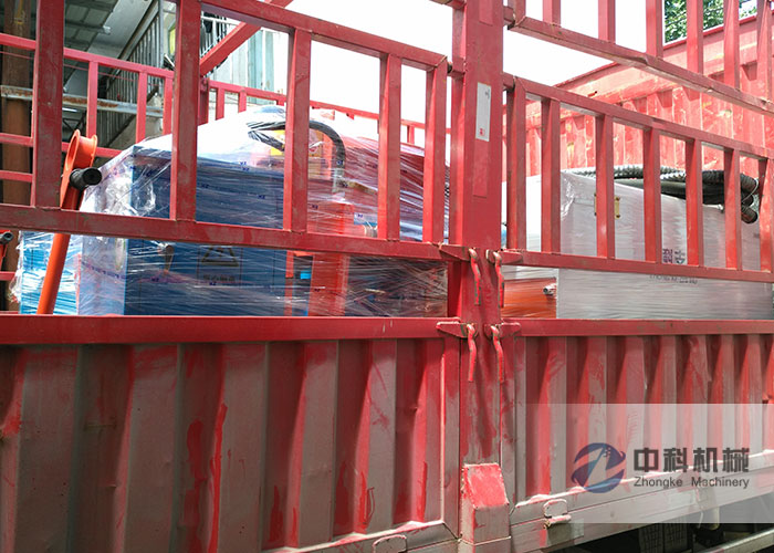 石家莊雙液注漿機、PZ-6噴漿機發(fā)貨現(xiàn)場-0