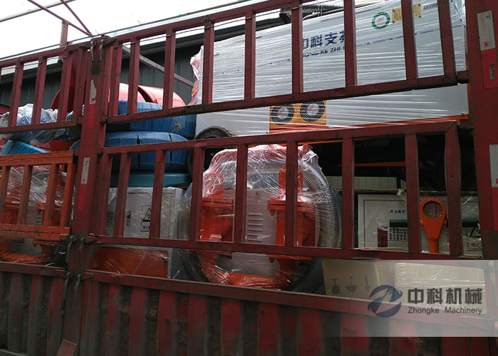 天津雙液注漿機(jī)、水泥砂漿注漿機(jī)發(fā)貨現(xiàn)場-0