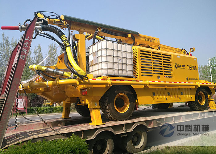 ZHSP3016混凝土濕噴臺車發(fā)貨現(xiàn)場-1