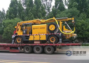 ZHSP3016工程混凝土濕噴臺(tái)車發(fā)貨現(xiàn)場