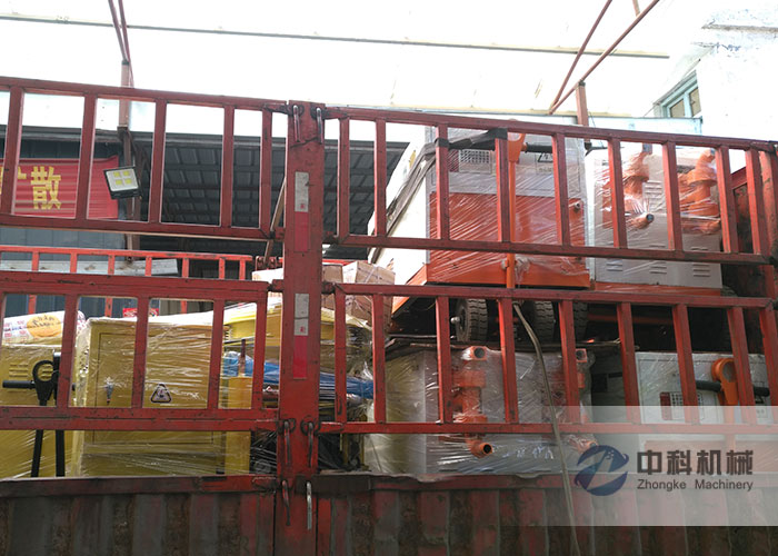 合肥雙液注漿機(jī)、PZ-6混凝土噴漿機(jī)發(fā)貨現(xiàn)場-0